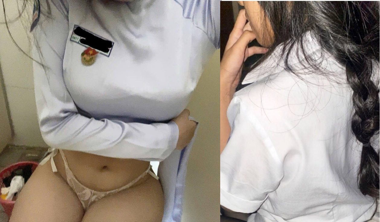 Cliphot nữ sinh áo dài dáng nuột